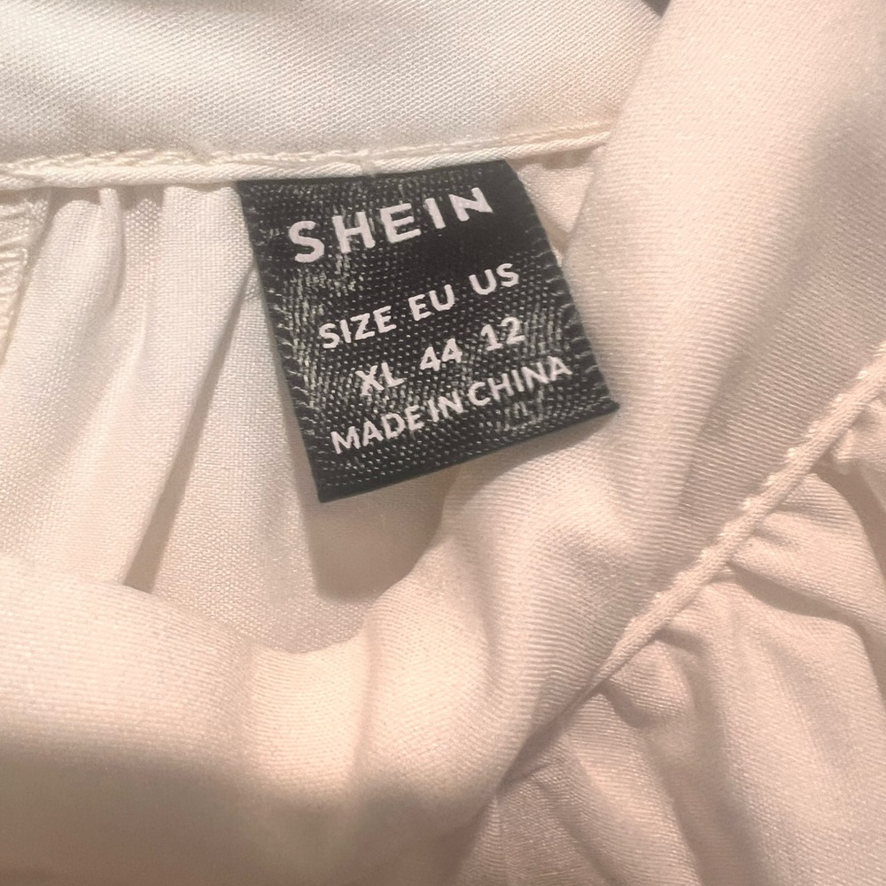 NEW!! SHEIN Chic Cream Dress - Picture 4 of 4